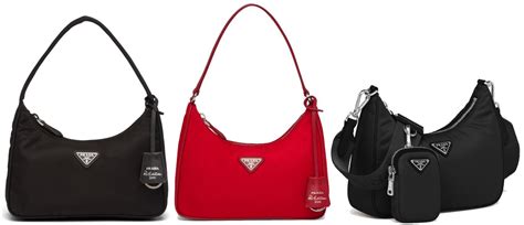 maroon prada nylon bag|Prada handbags.